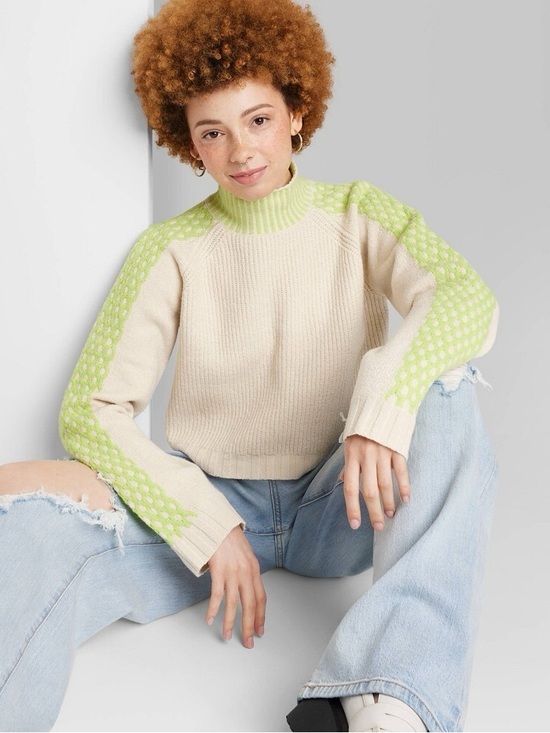 wild fable Sweaters - Wild Fable mock Turtleneck Boxy Pullover Sweater size xxl